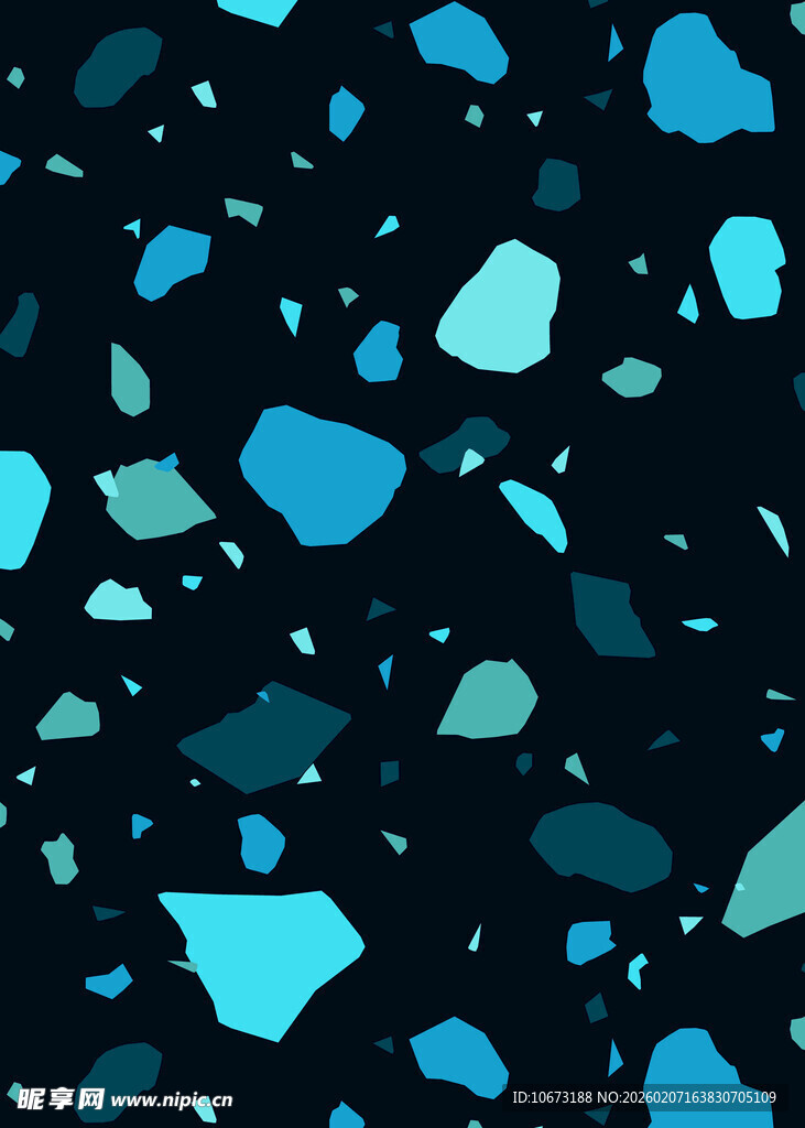 蓝色碎石纹理背景图案