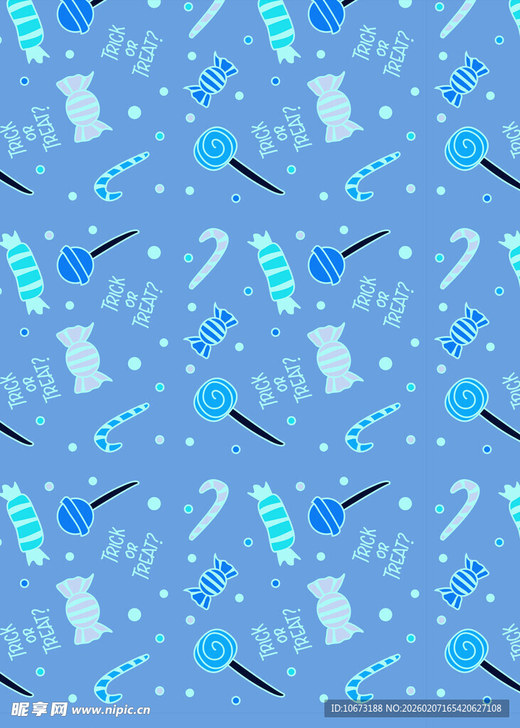 蓝色冰棒图案背景纹理