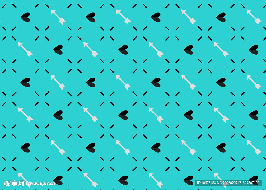 蓝底几何图案无缝背景