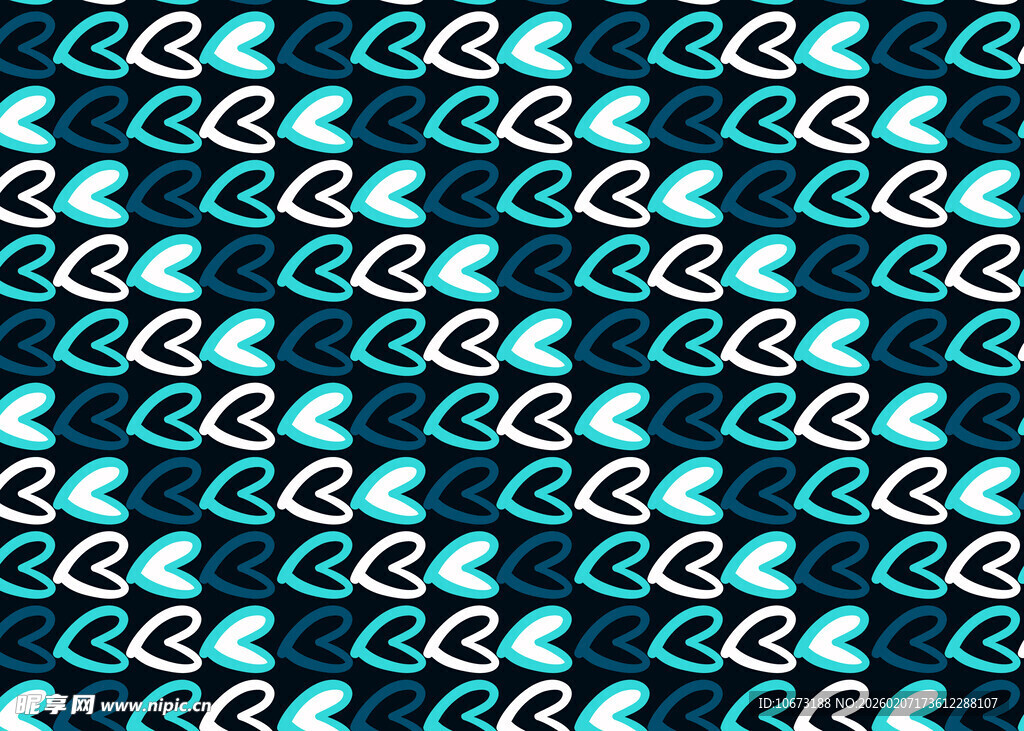 蓝色几何图案无缝背景