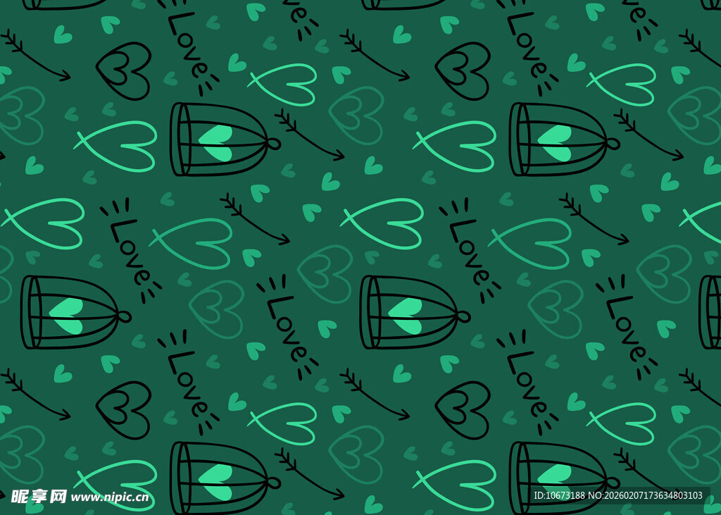 绿色神秘眼睛图案背景