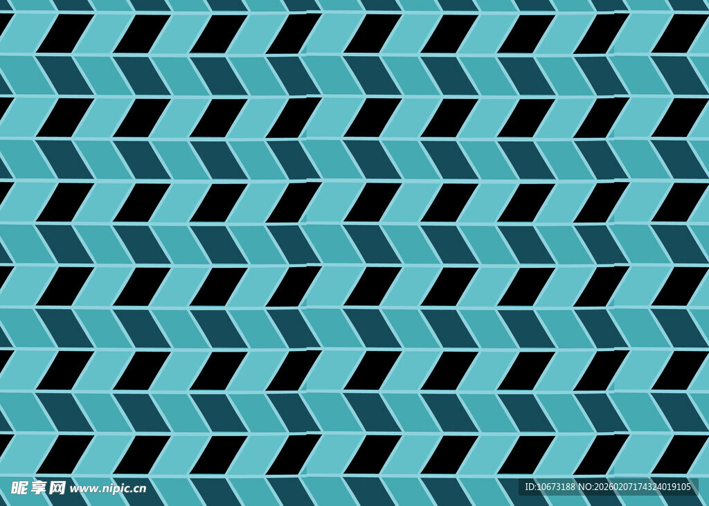 蓝黑几何箭头图案背景