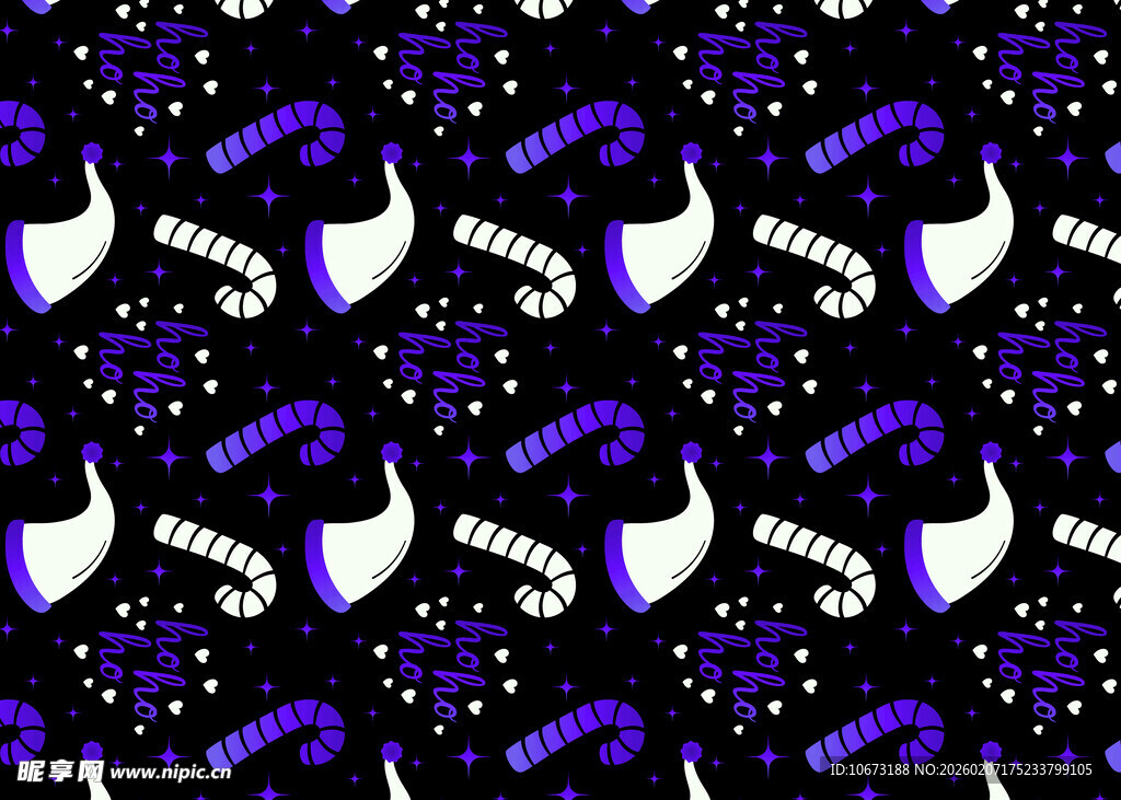 梦幻星月图案背景
