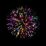 绚丽多彩烟花绽放