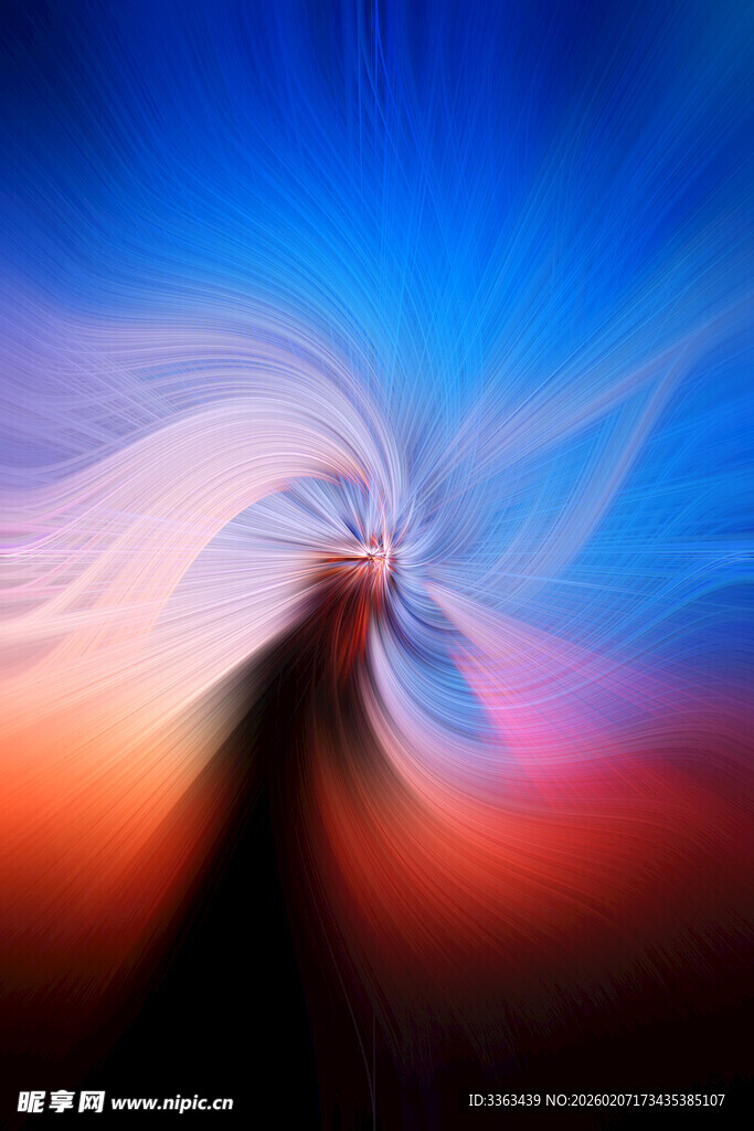 梦幻绚丽抽象光影背景