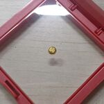 金豆一克红色框架内的金色小物件