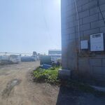 工业场地旁的建筑与植被