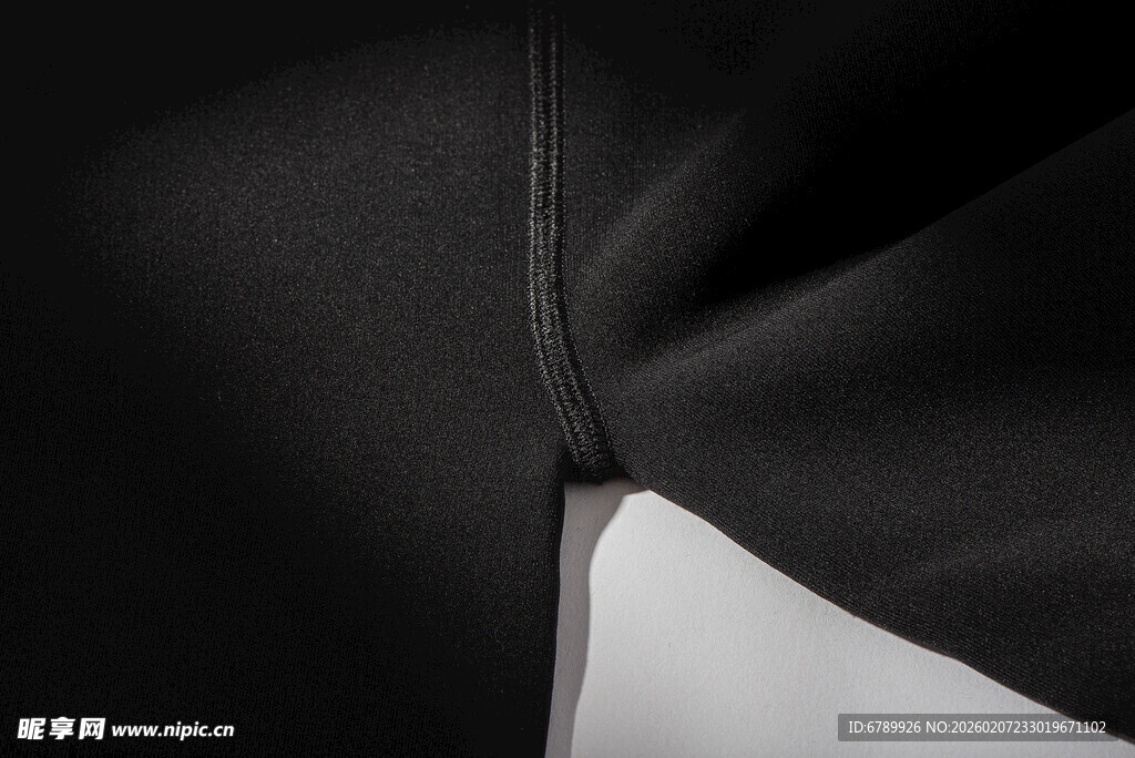 黑白裤袜裆部特写