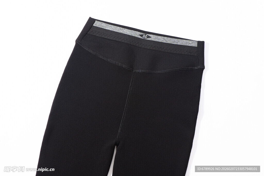 黑色高腰女士长裤