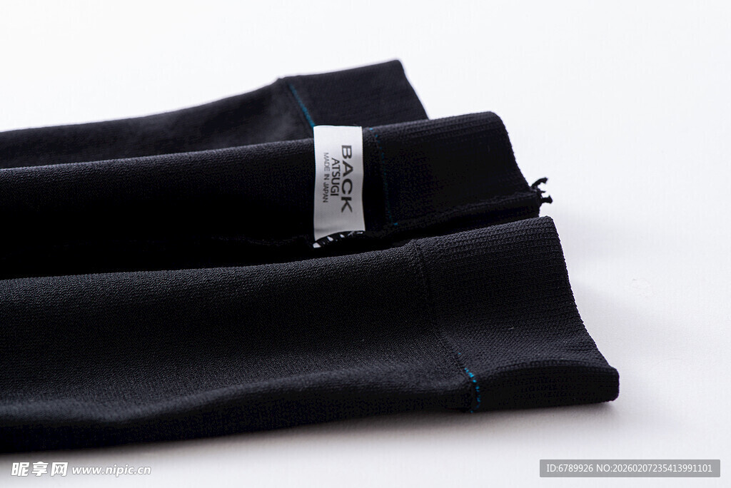 黑色裤袜卷