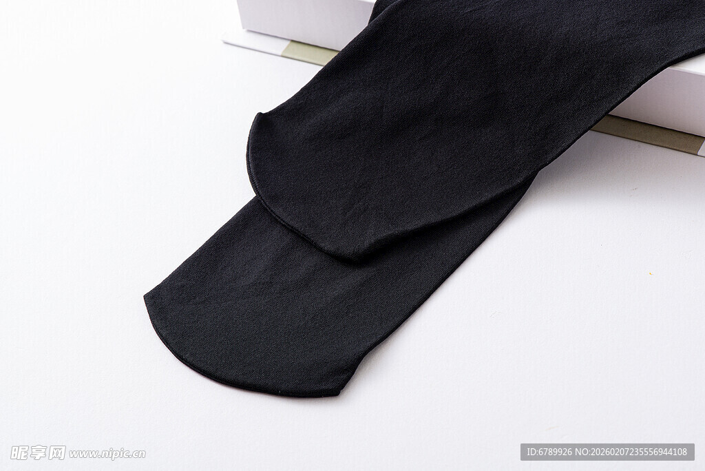 黑色裤袜特写