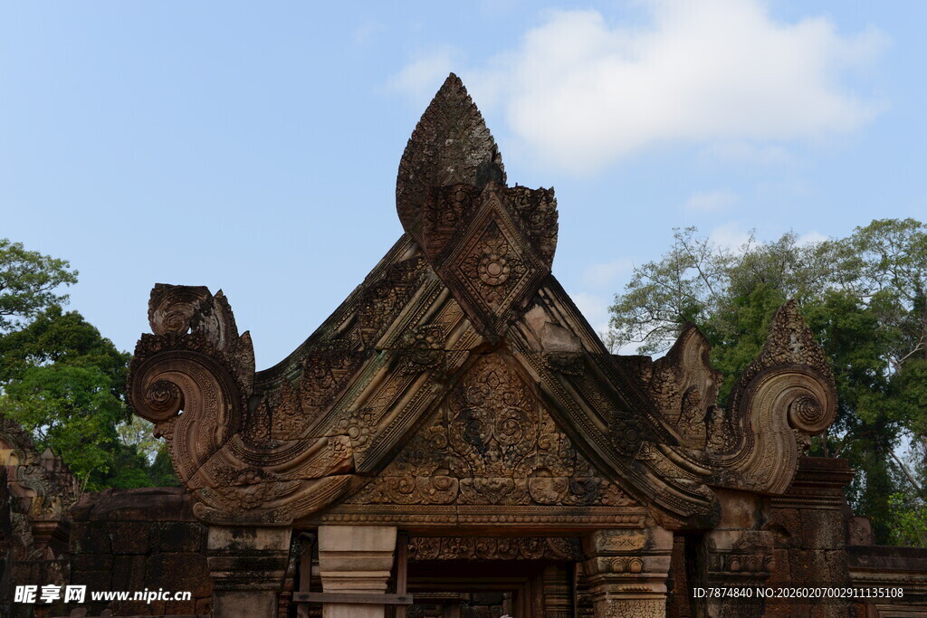古老神秘的东南亚寺庙建筑