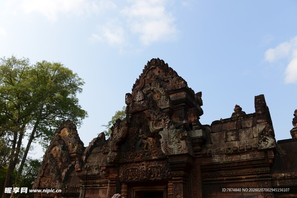 古老神秘的东南亚寺庙建筑