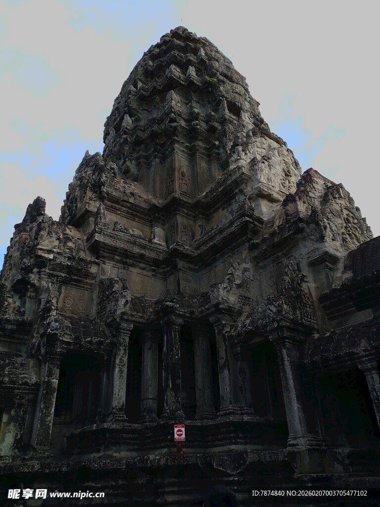 吴哥窟古老建筑风貌