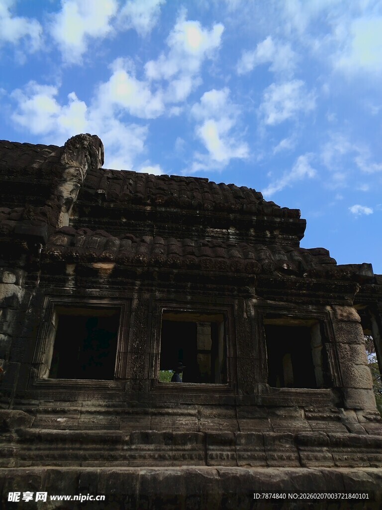 古老神秘的柬埔寨寺庙遗迹