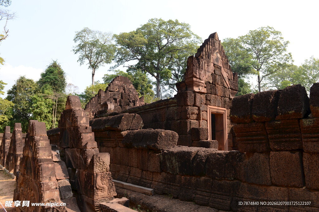 古老神秘的东南亚寺庙遗迹