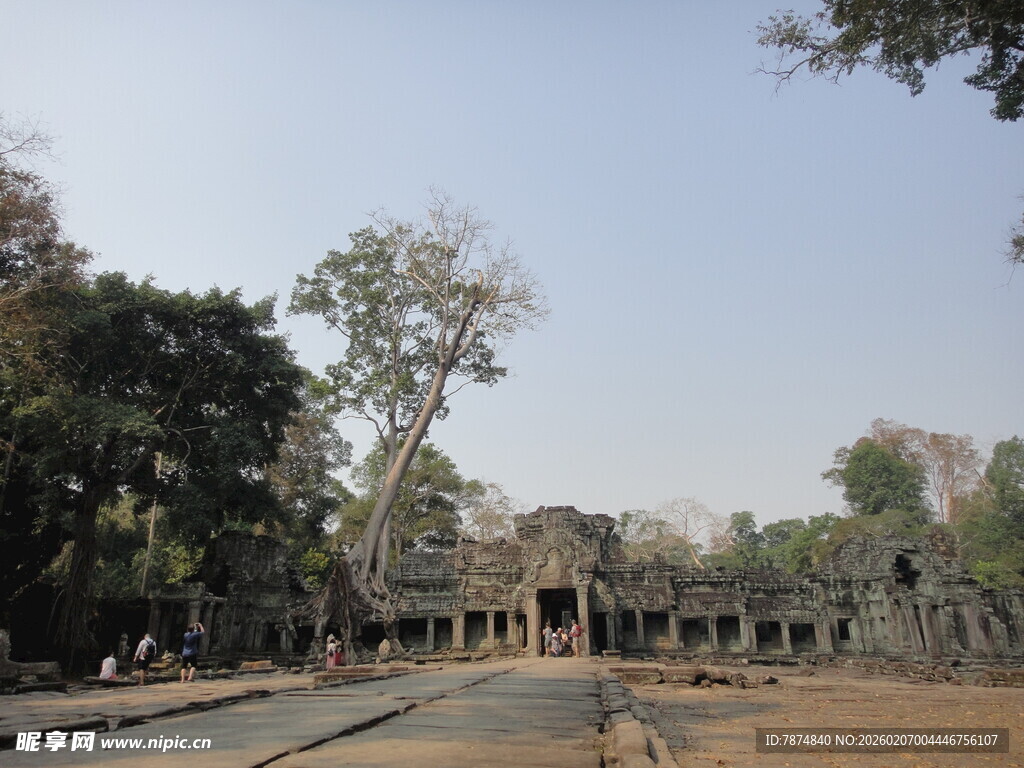 柬埔寨吴哥窟古迹景观
