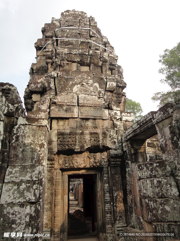柬埔寨古老神秘的柬埔寨寺庙遗迹