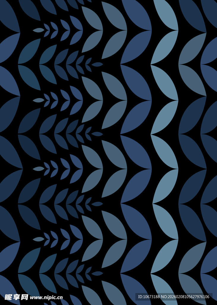 蓝黑几何图案纹理背景