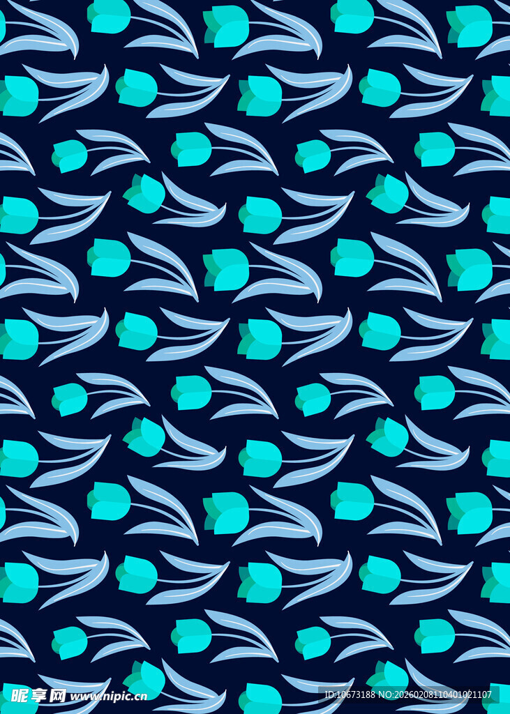 蓝绿相间几何图案纹理