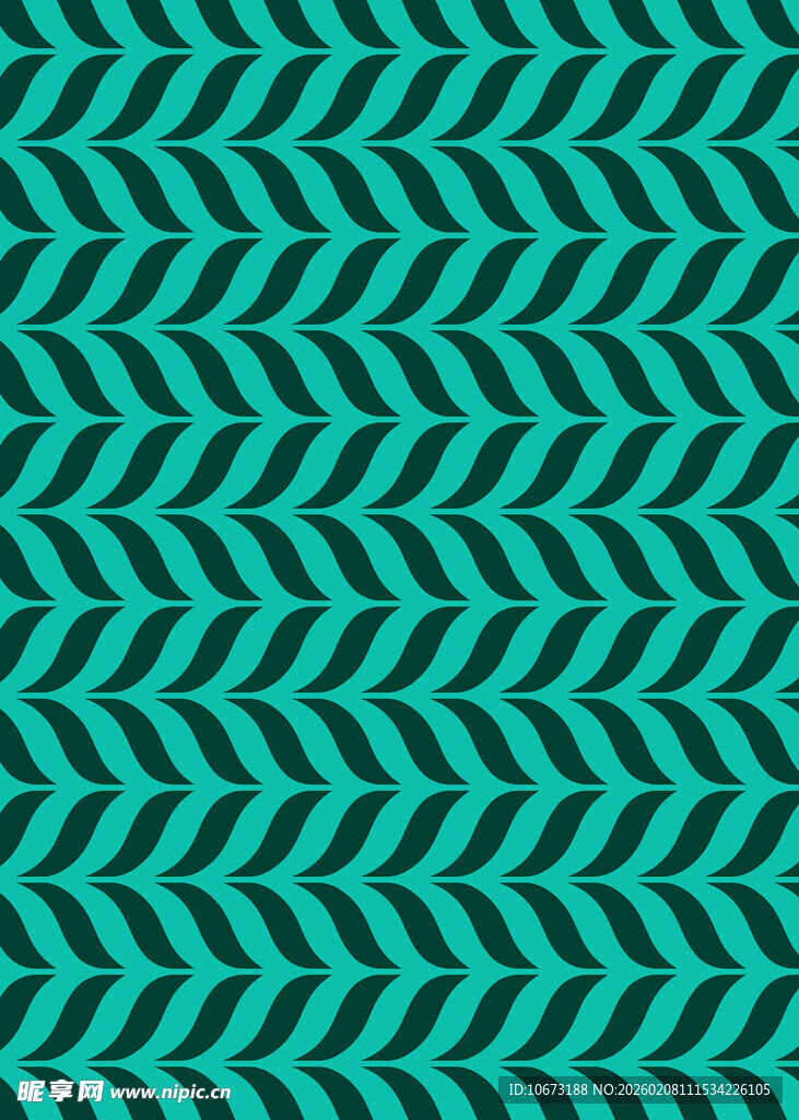 绿色锯齿形几何图案背景