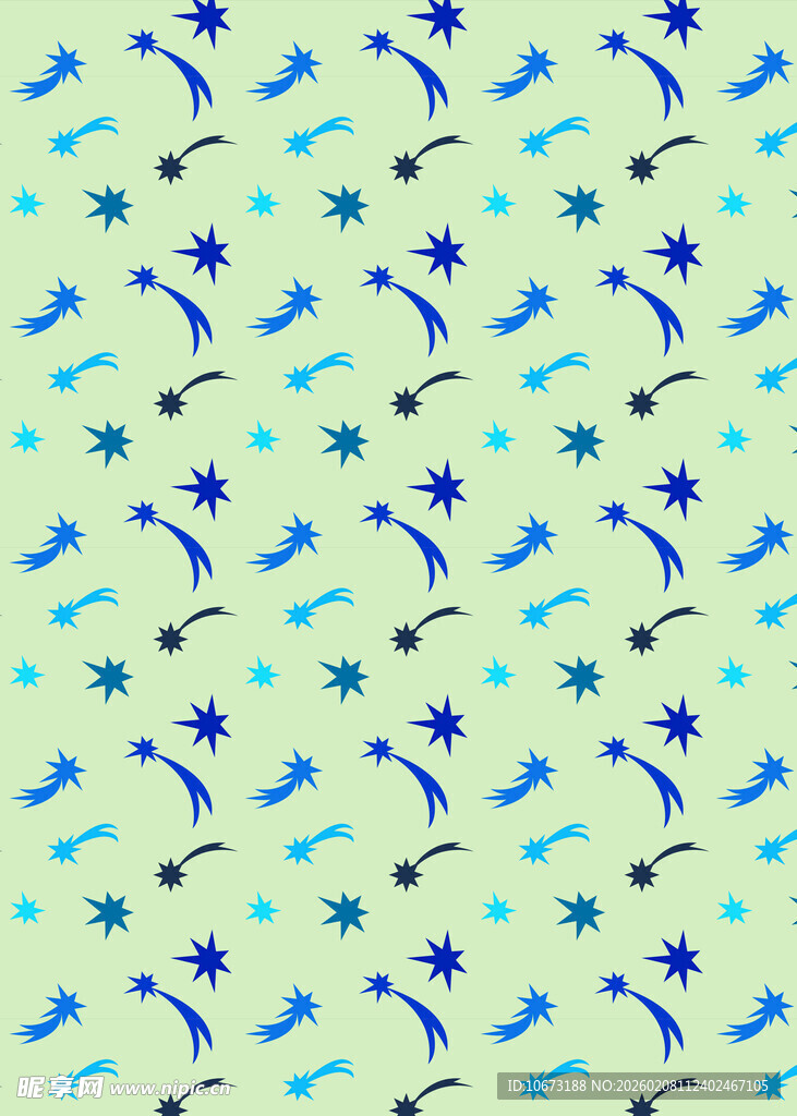 蓝绿小鸟图案背景纹理