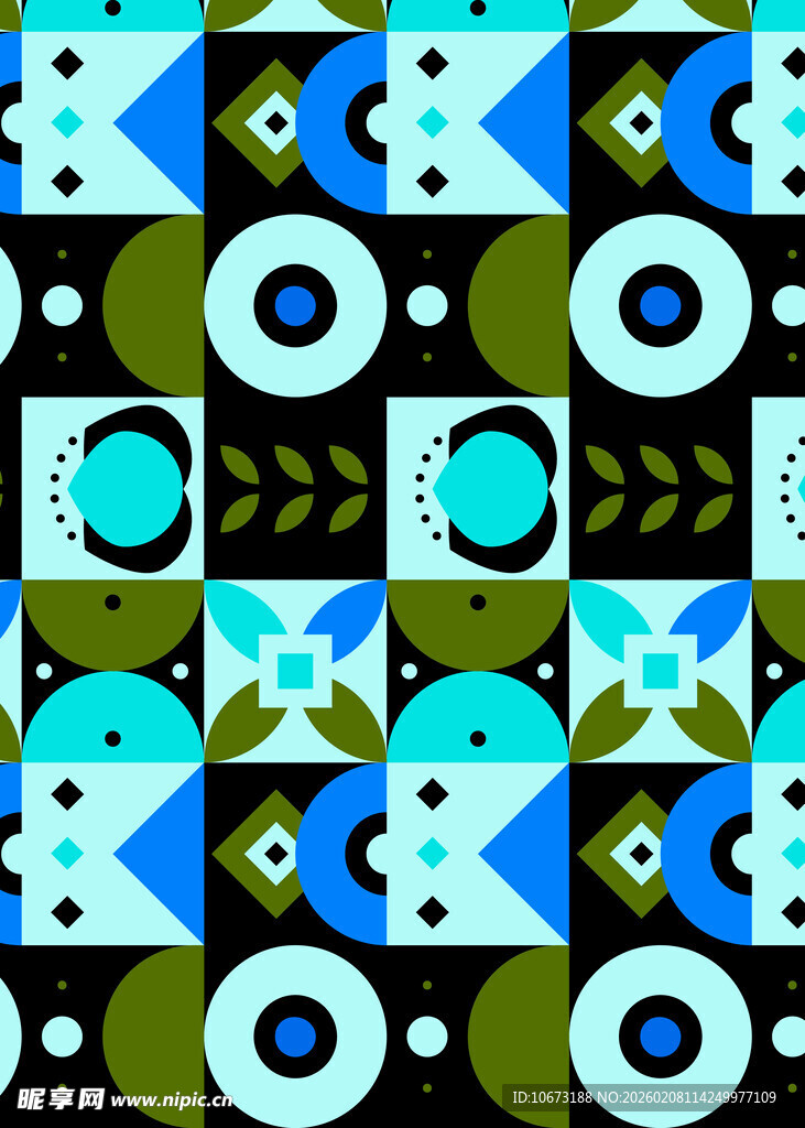 几何图案装饰背景图