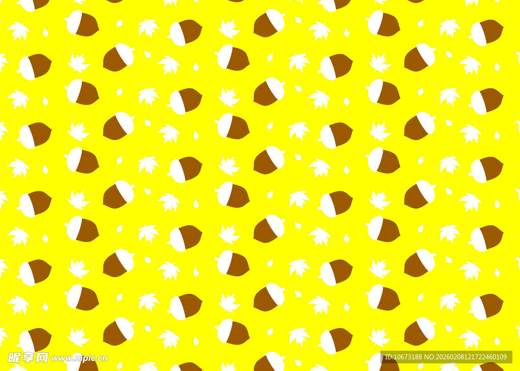 黄色坚果图案背景纹理