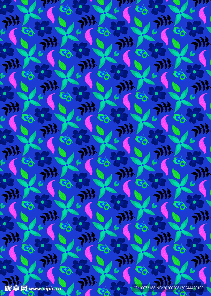 蓝紫渐变抽象图案背景