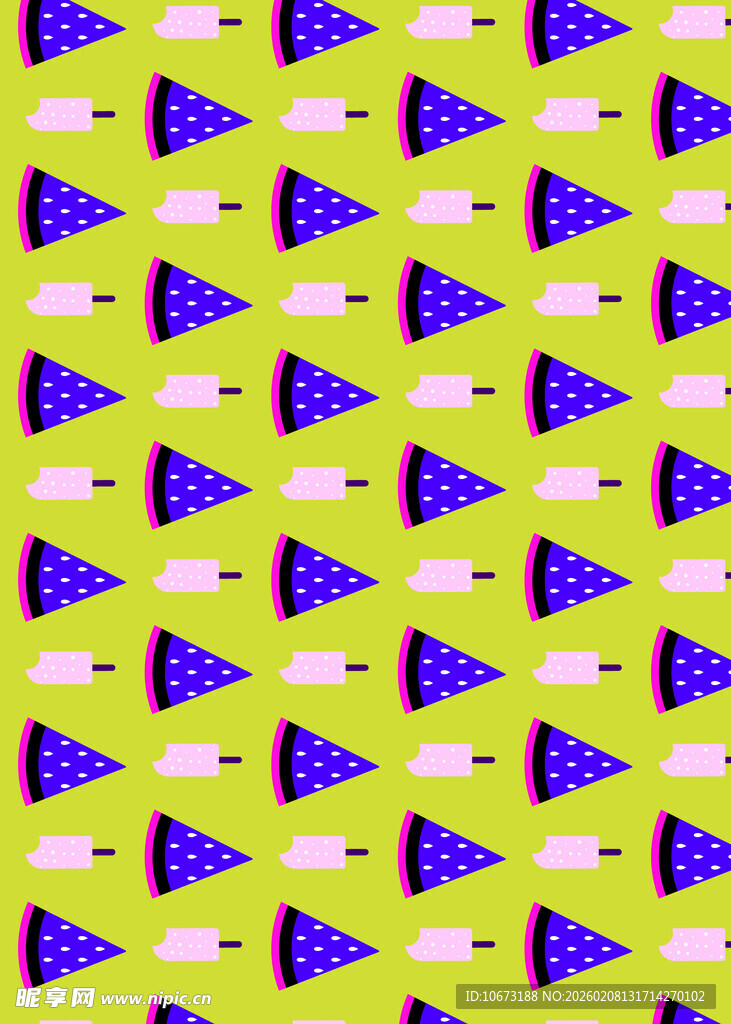 黄绿背景三角图案纹理