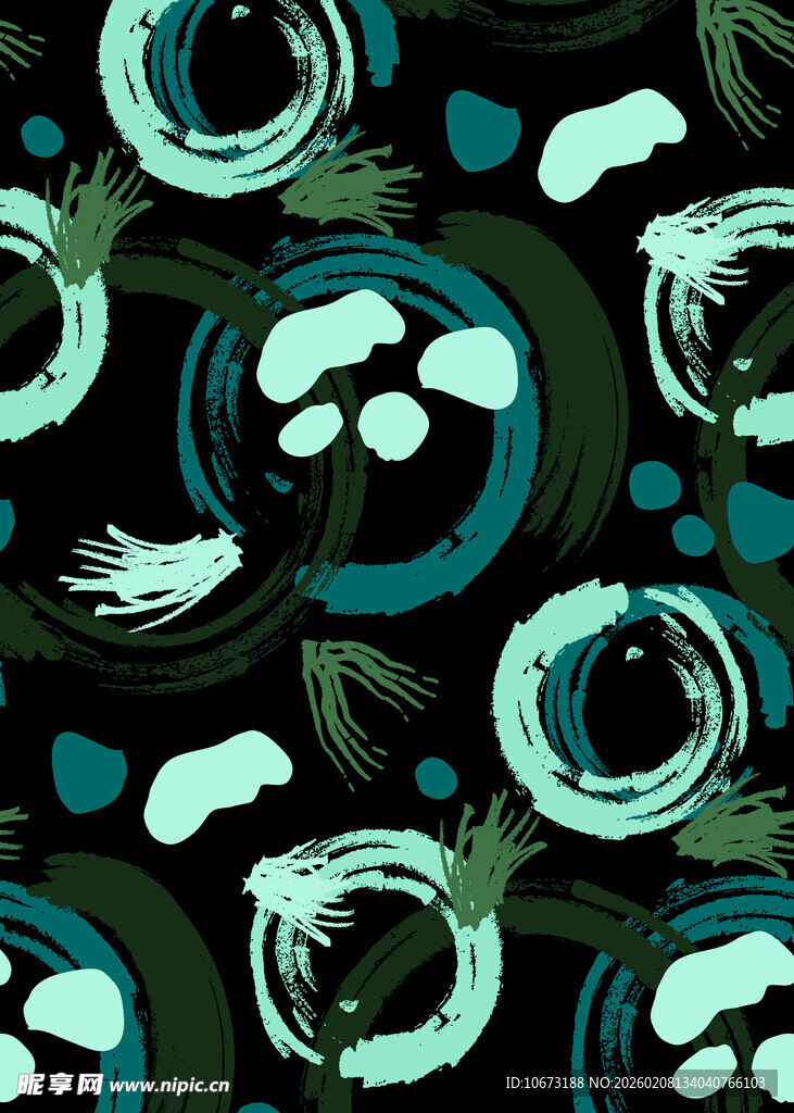 骷髅图案潮流纹理背景