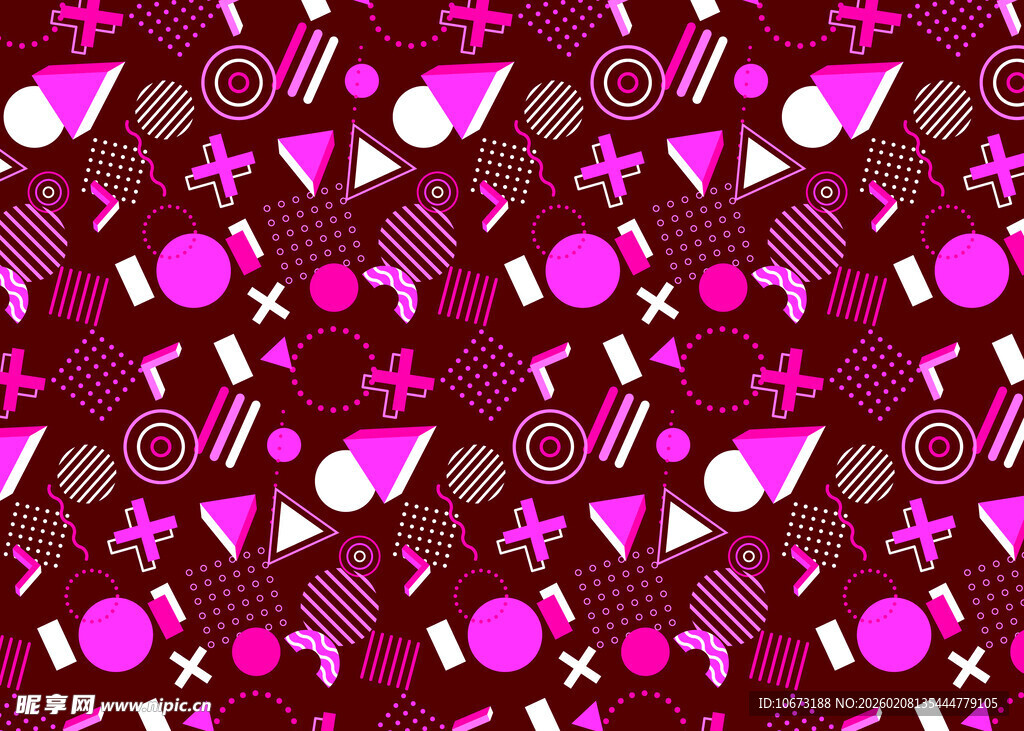 粉色爱心图案背景纹理