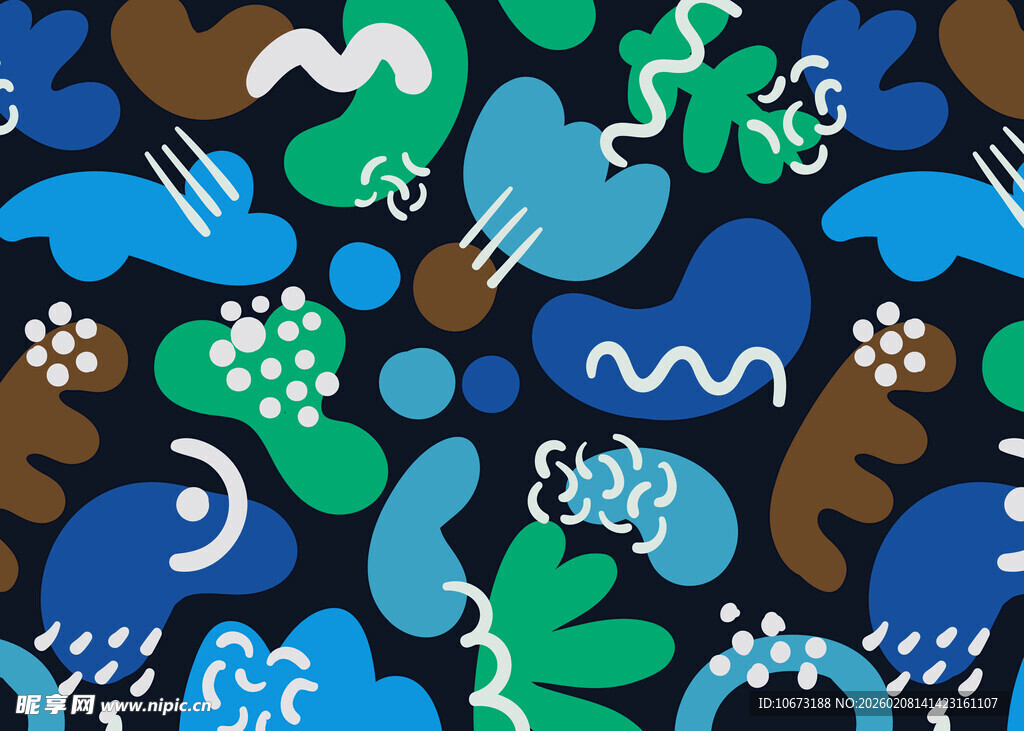 多彩抽象几何图案纹理