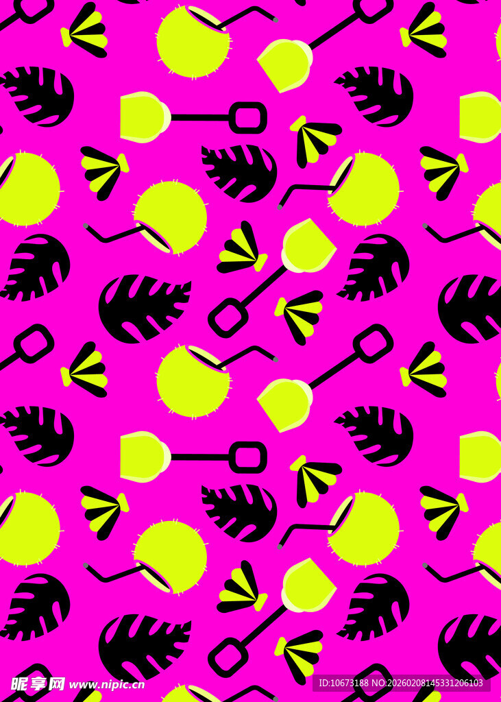 粉色背景水果钥匙图案纹理