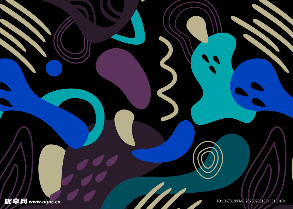 抽象多彩几何图案背景