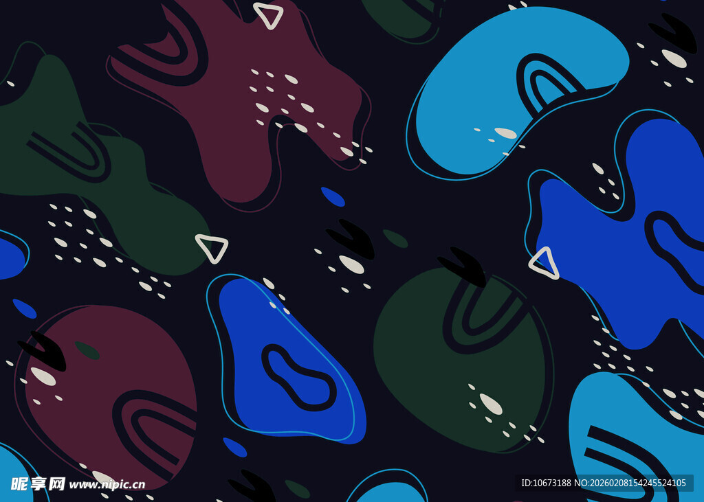 抽象多彩几何图案背景