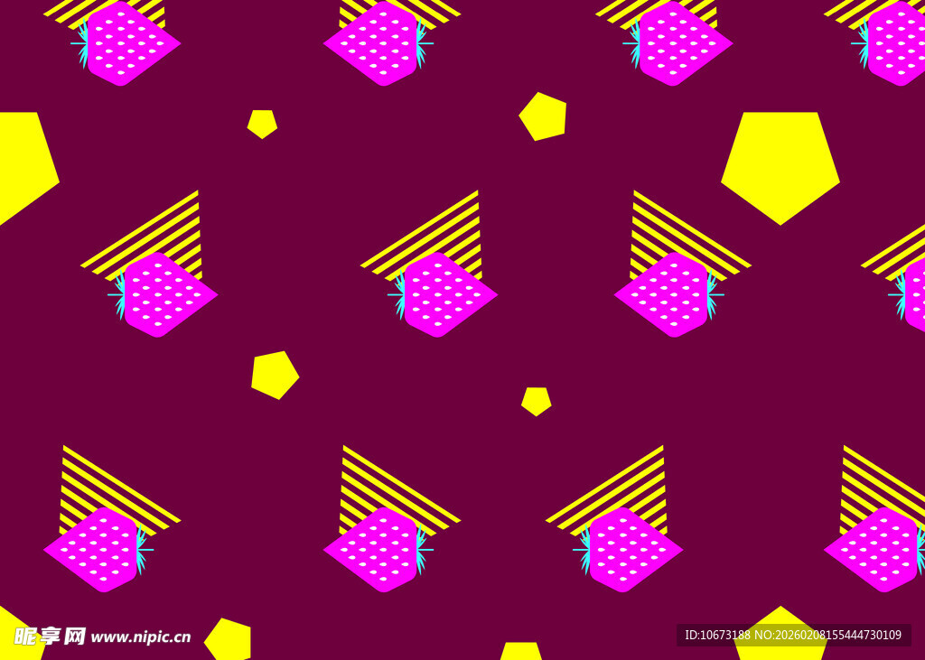 复古几何图案背景