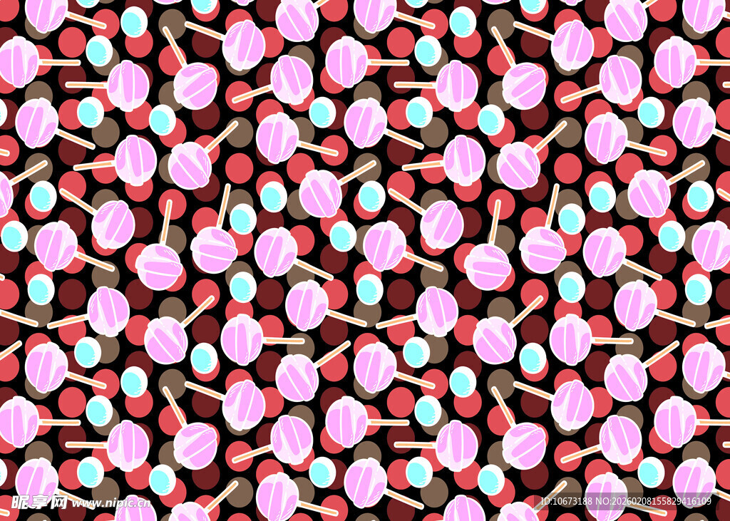 多彩糖果图案纹理