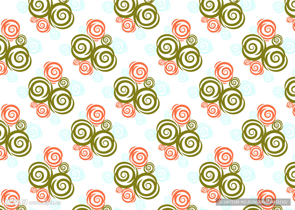 几何图案无缝背景图