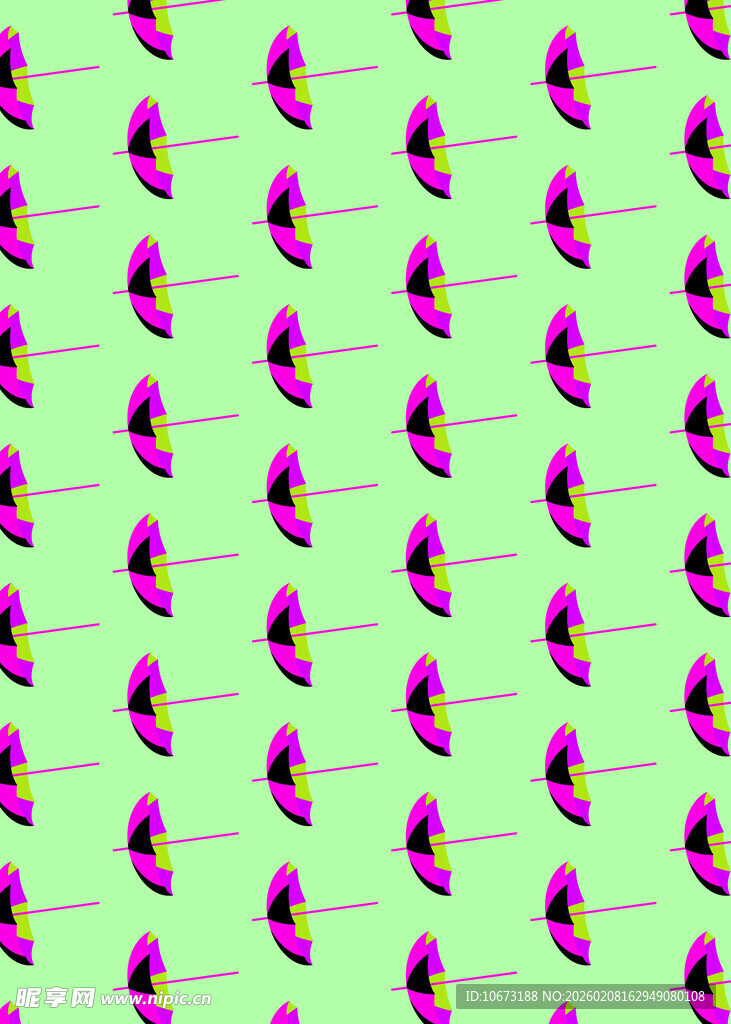 绿色背景蝴蝶图案纹理