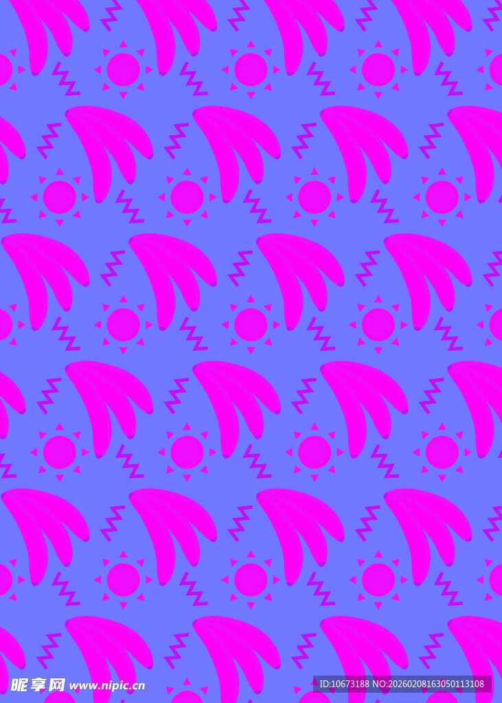 粉色大象图案背景