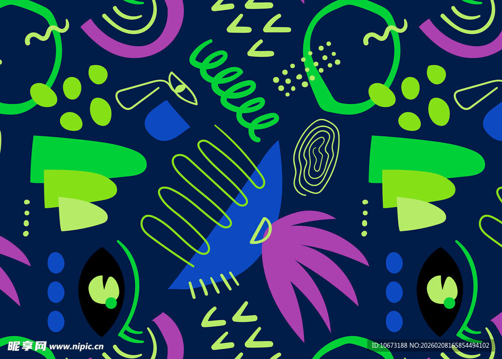 多彩立体抽象几何图案背景