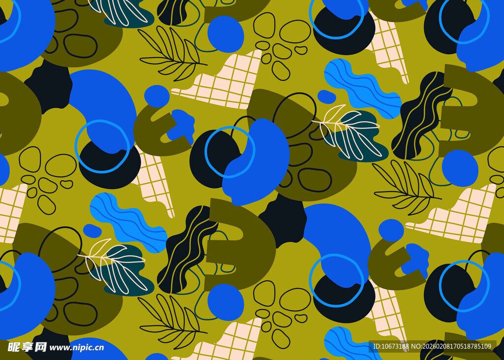 抽象多彩几何图案纹理