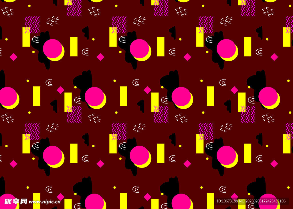 多彩几何图案背景