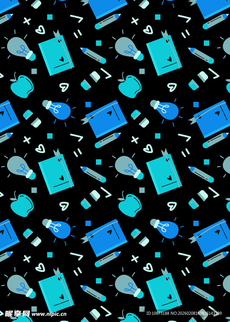 科技元素无缝图案背景