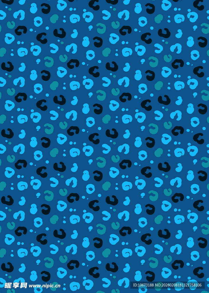 蓝色几何图案纹理背景