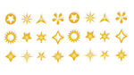金色星形图案