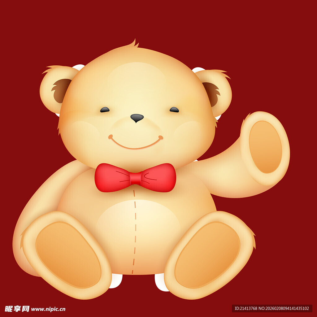可爱小熊玩偶