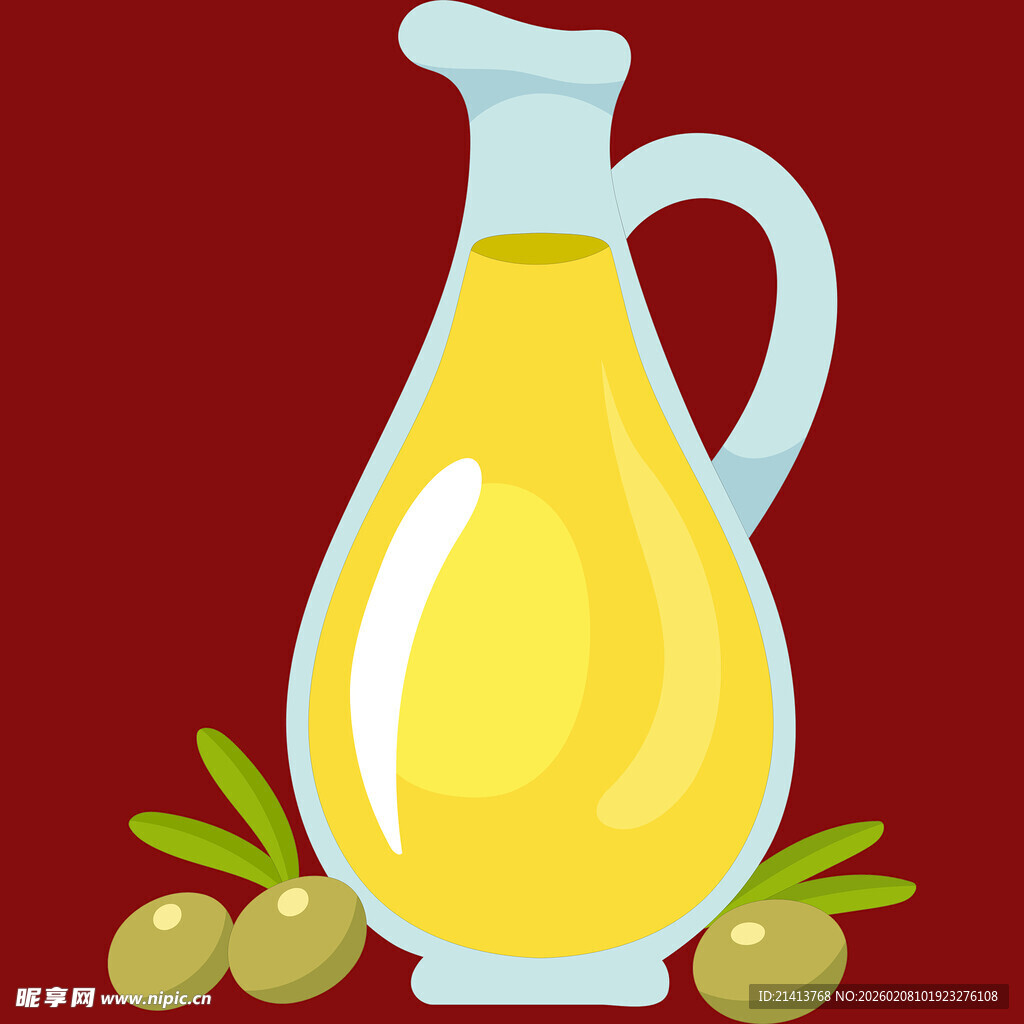 橄榄油瓶与橄榄果实