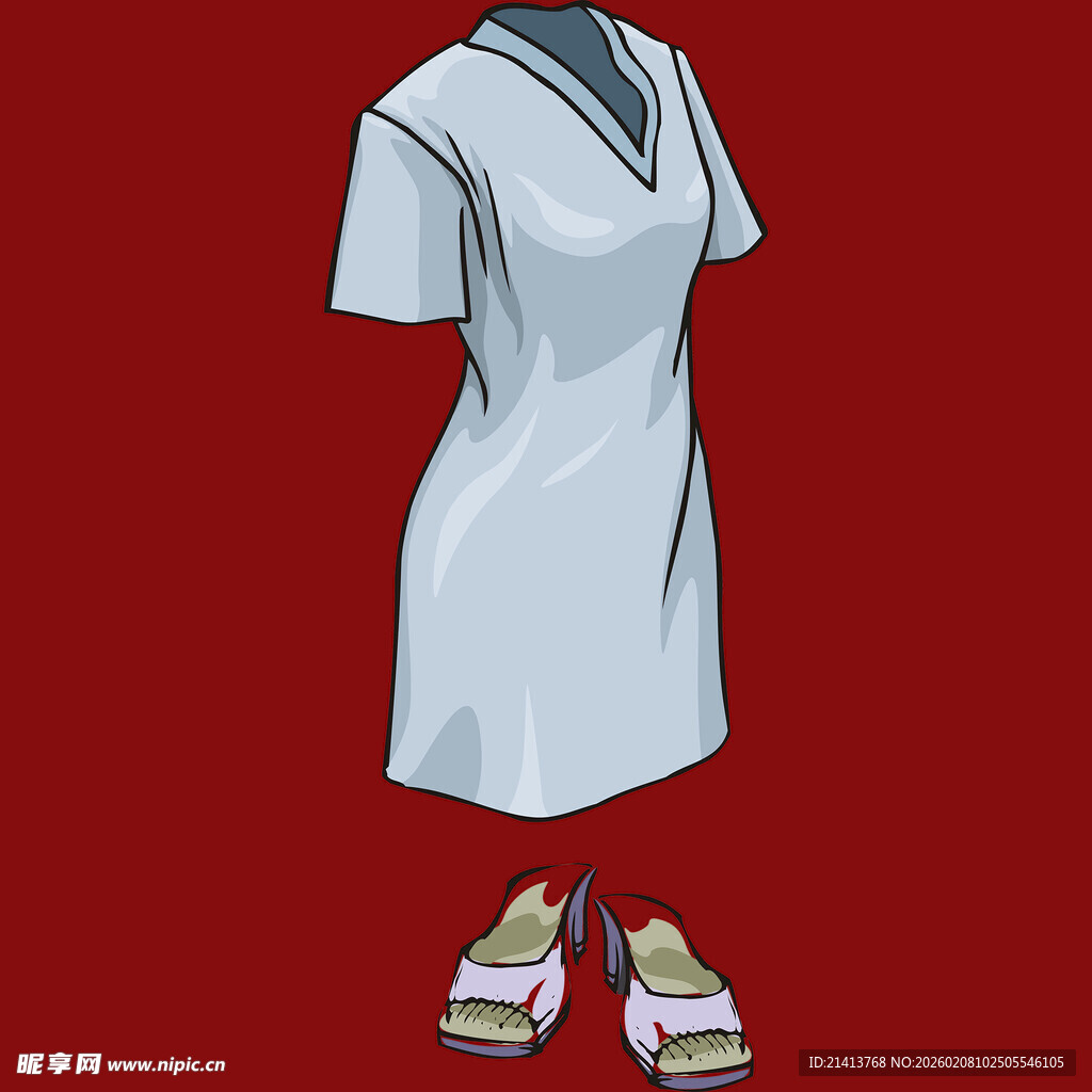 白色连衣裙搭配时尚鞋履